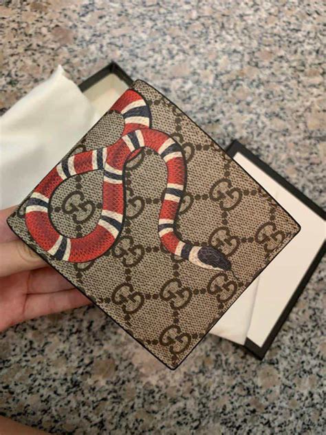 replica gucci mens wallet|authentic gucci snake wallet.